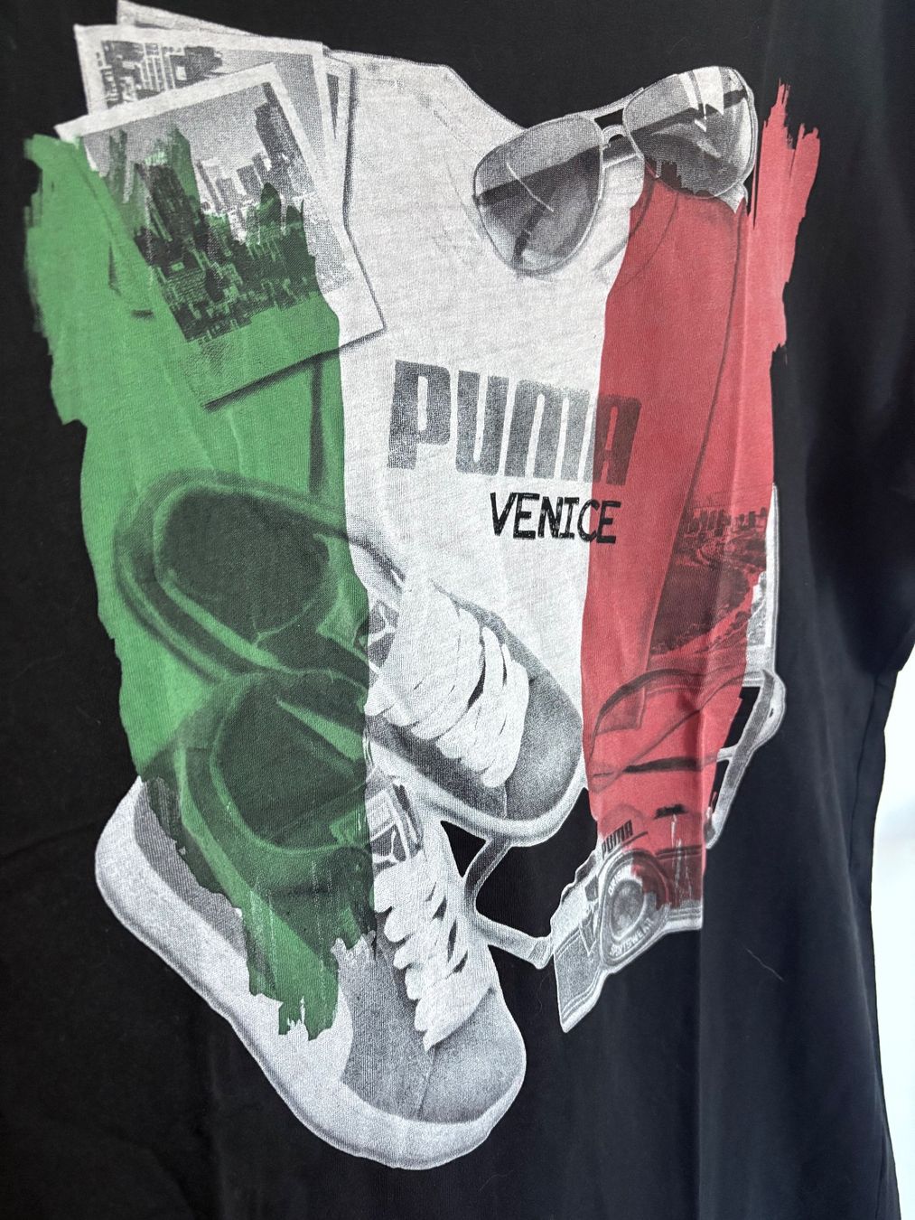 Puma T-Shirts: T-shirt Puma Venice noir – Gebraucht aus Lausanne von milou201619 1