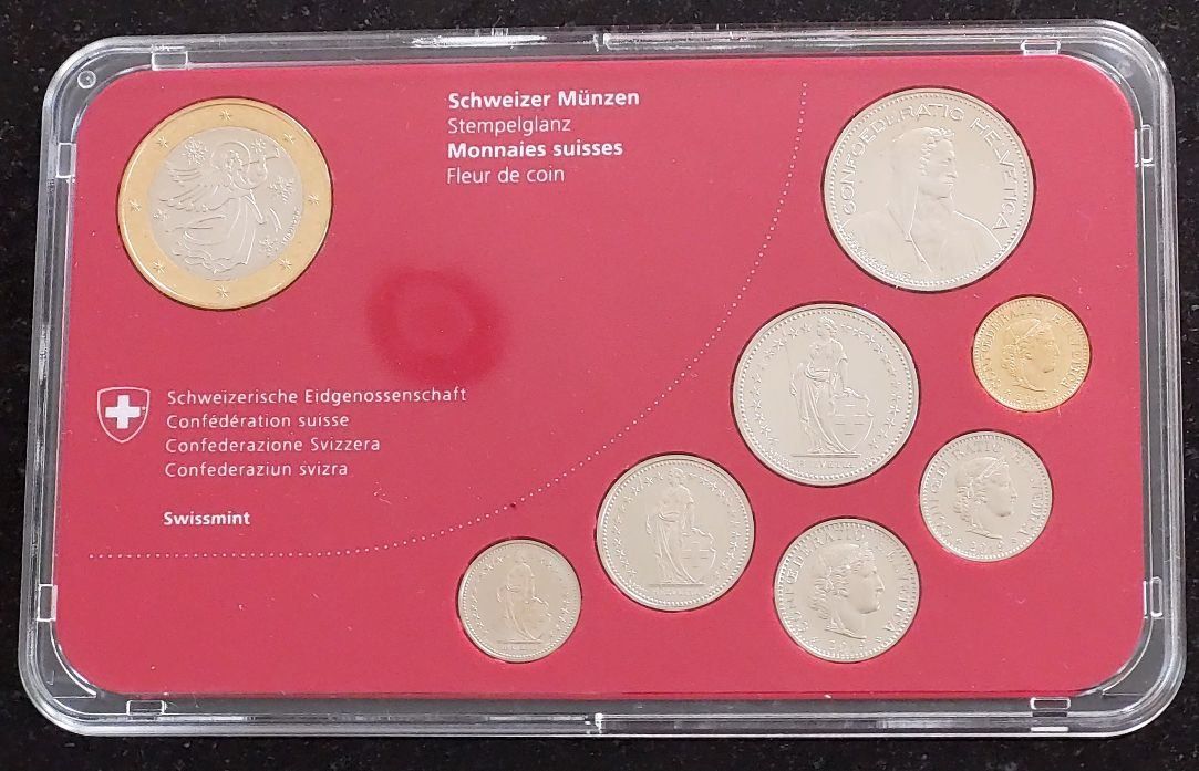 Tutti le monete: CH-Münzsatz 2019 Weihnachten stgl – Nuovo (secondo la descrizione) da Arch venduto da coinsandmore 3