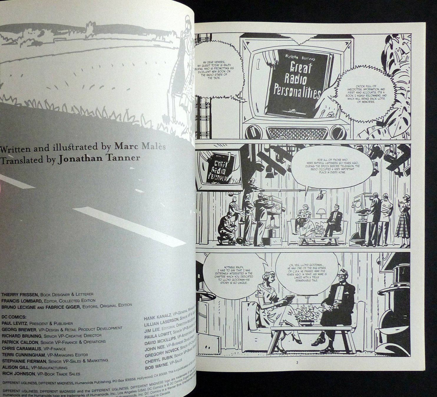Fumetti: DIFFERENT UGLINESS BY MARC MALES GRAPHIC NOVEL TPB DC 2008 – Usato da Lugano venduto da YouWantUS 2
