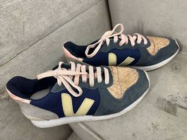 VEJA trainers mesh & leather 37 💙 Sneakers blau