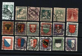 Pro Juventute Slg. Ab J1, Kat. Ca. 451.00  (Y553)