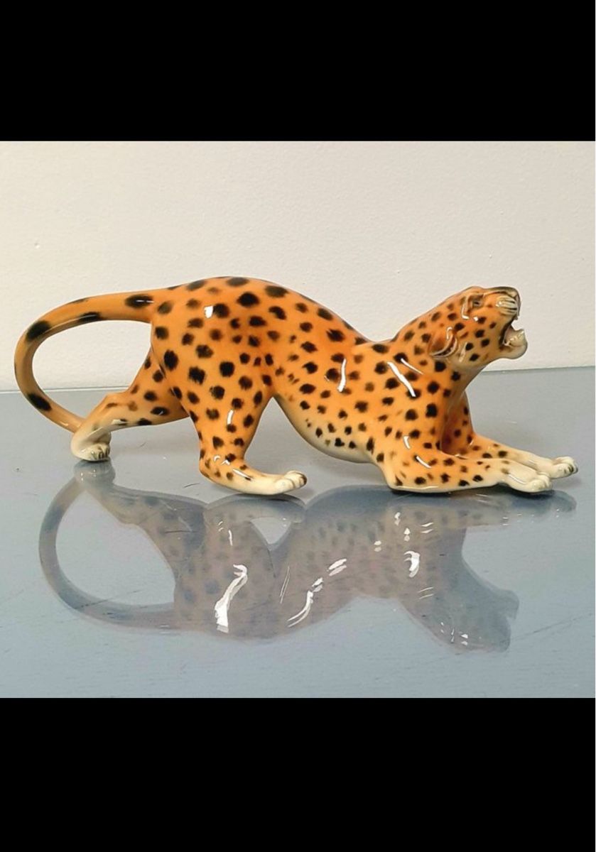 Figuren: Statuetta leopardo in porcellana – Gebraucht aus Zürich von alpha69 2