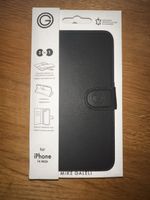 MIKE GALELI Leder Huelle für iPhone 14 Max schwarz