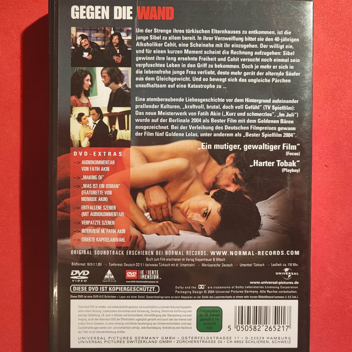 Tutti i DVDs: Gegen die Wand – Usato da Dübendorf venduto da kb86_MOVIE 1