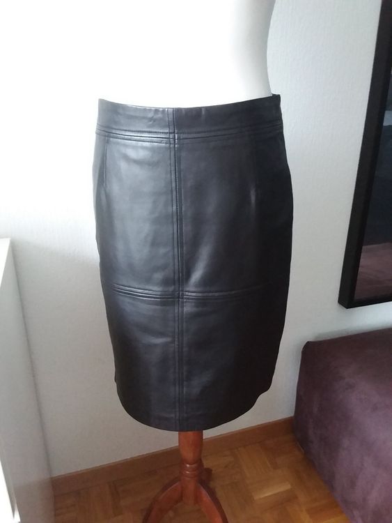 Jupe Orange Adolfo Dominguez Taille 40 - Coton Brodé, Longueur Midi, Style Évasé, Occasion Très Bon État