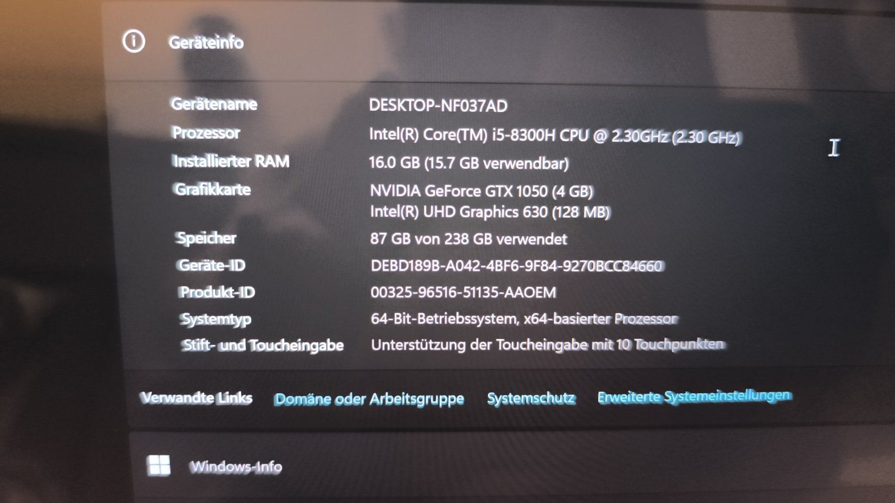 Dell Notebooks: Dell XPS 9570 / 4K Touch / Windows 11 – Gebraucht aus Bürglen TG von bluu 3