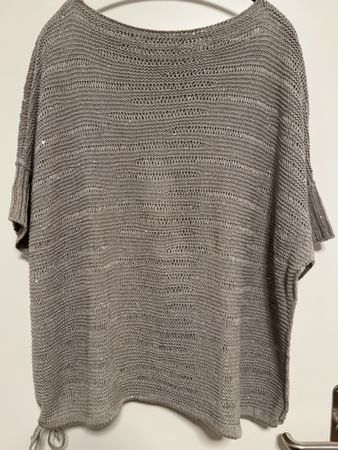 Cooler Strickpullover Le Tricot Perugia beige Grösse XL/XXL
