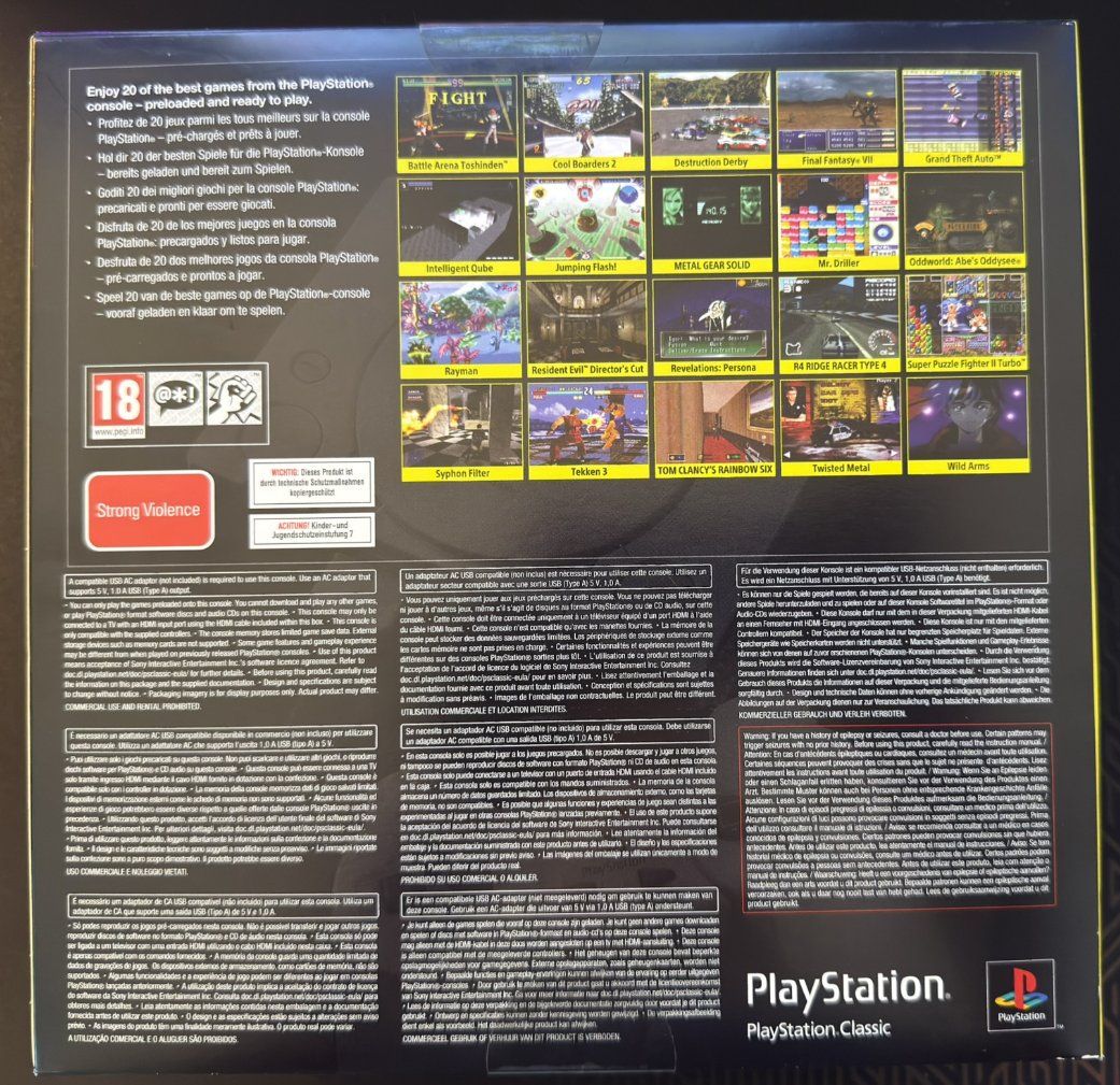 Sony Konsolen: Sony PlayStation Classic Mini NEU – Neu und originalverpackt aus Steinhausen von X3t0r 1