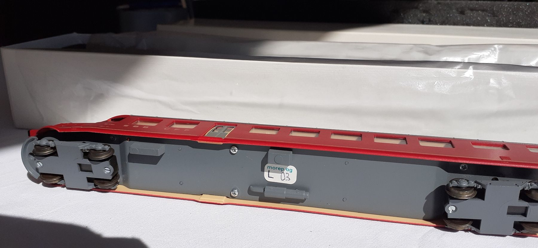 Morep Modelleisenbahnen: Morep HO, DC, Double-fleche, 27L 2 70  – Gebraucht aus plan-les-ouates von jare01 2