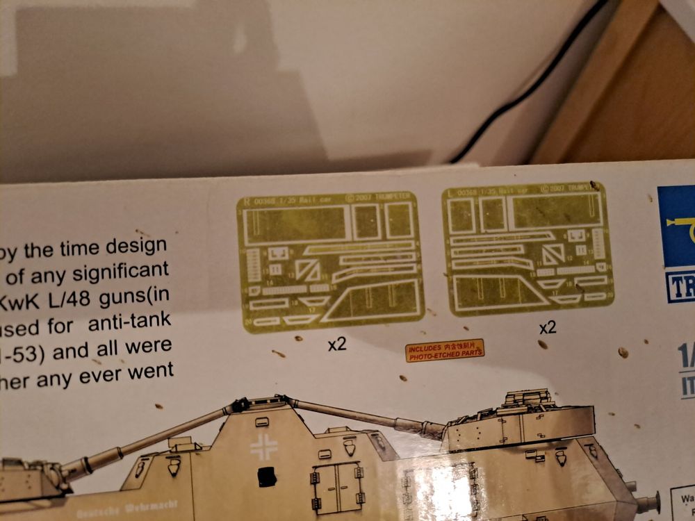 Maquette Trumpeter 1/35 Panzerjäger-Triebwagen 51, Ref 01516, Neuf