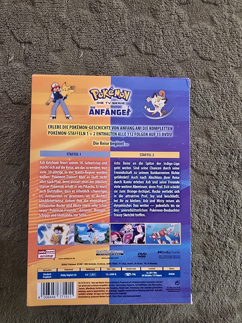 Tutti i DVDs: pokemon tv serie box – Usato da Bronschhofen venduto da ghostman55 2