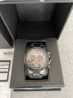 New Edox Delfin Chronograph, black, gray with orange markers