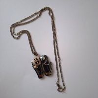 Halskette mit Anhänger Hematite-Elefant