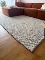 Teppich 80% Wolle/20% Baumwolle– 200x300cm Beige/Creme, Bern