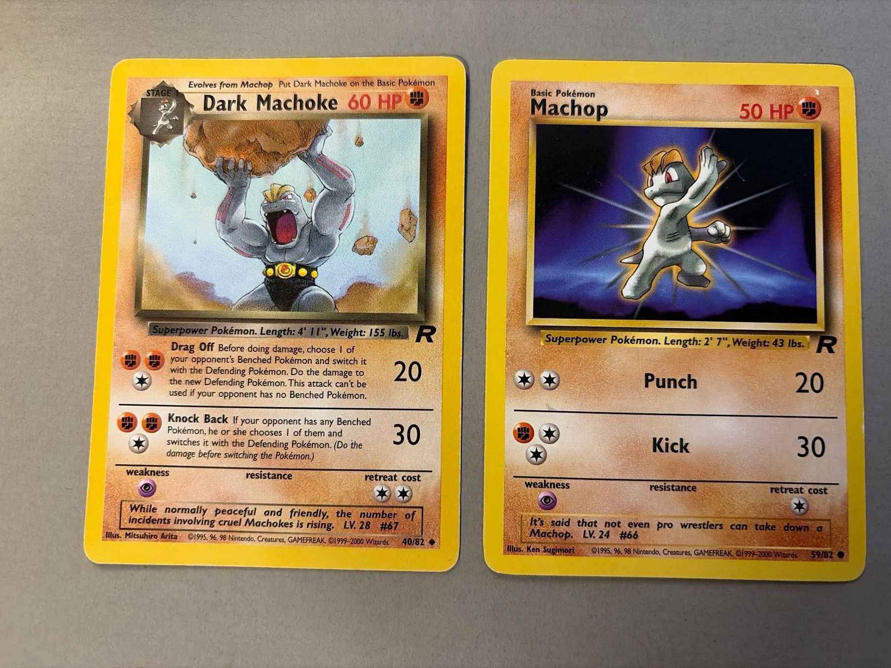 Pokémon Carte collezionabili: Dark Machamp / Machoke / Machop - Team Rocket – Usato da Kehrsatz venduto da Riyouu 3