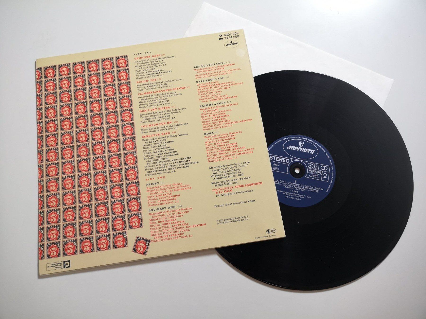 Dischi in vinile: J.J. Cale – 5 – Nuovo (secondo la descrizione) da Grafenried venduto da House-of-Oldies 1