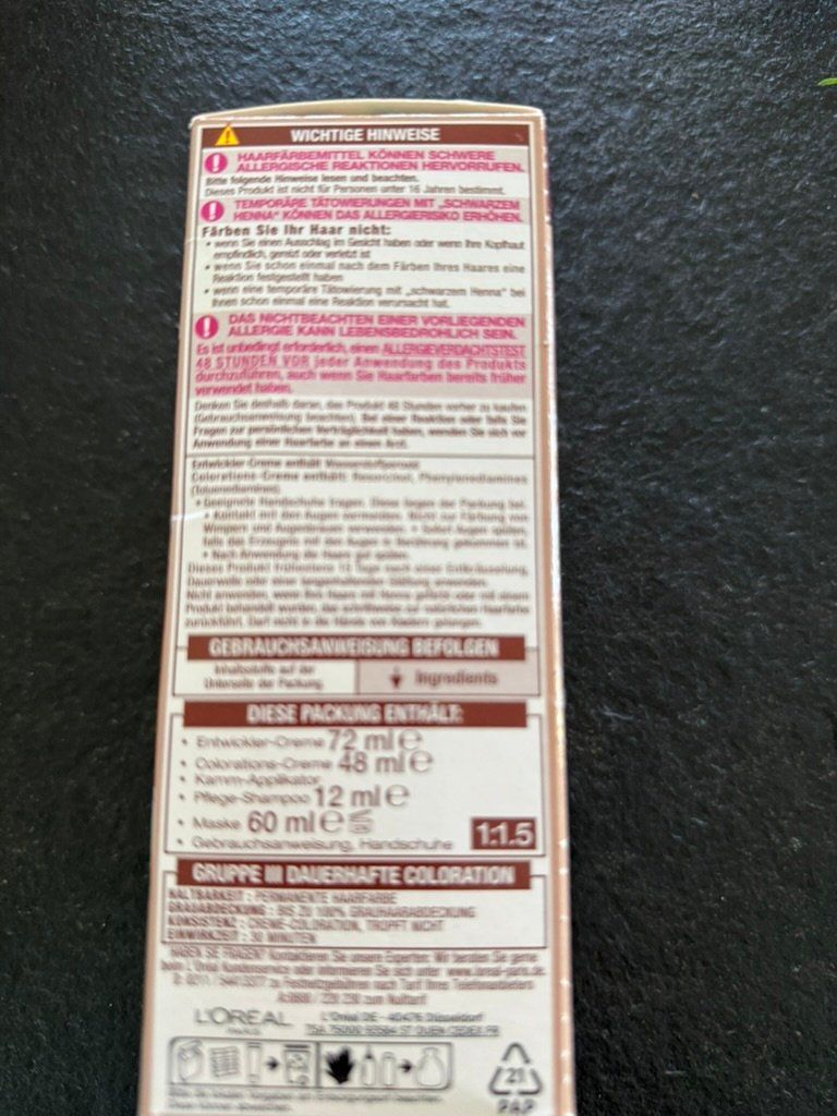 Tinte: Neu Loreal Haarfarbe Hellbraun – Nuovo e nell'imballaggio originale da Kirchdorf AG venduto da coco123 2