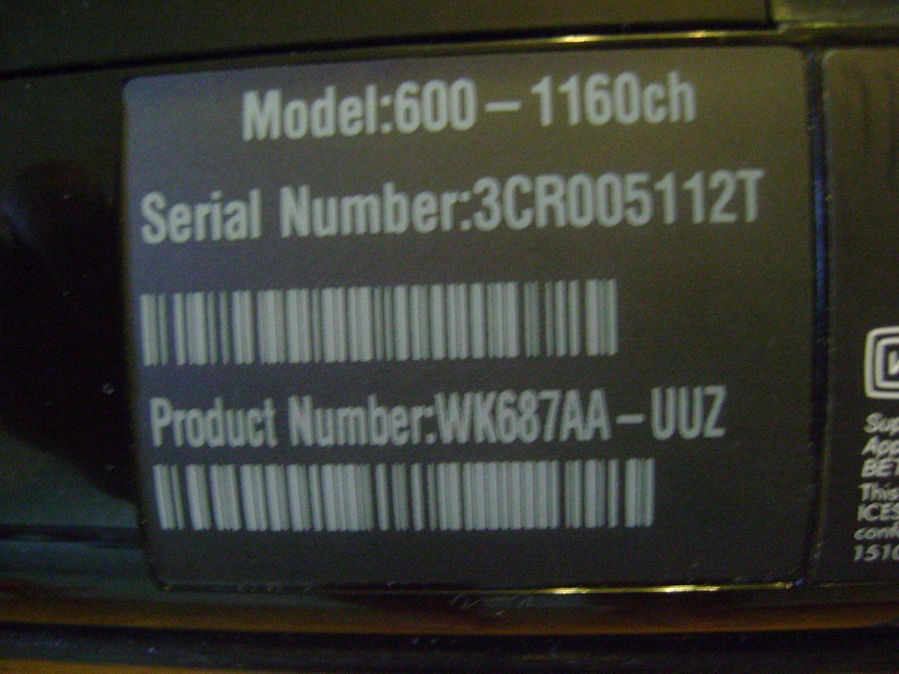 Hewlett Packard PC: HP Touchsmart 600 – 1160ch Computer – Difettoso da Sennhof venduto da nexcom-pc 1