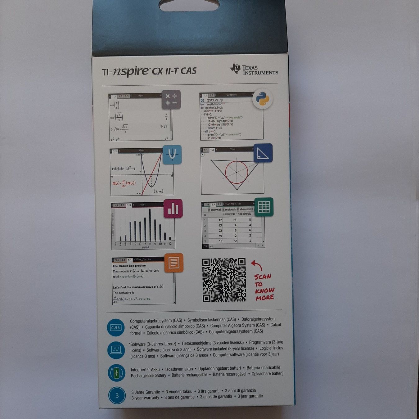 Texas Instruments Taschenrechner: TI-Nspire CX II-T CAS – Gebraucht aus Carouge GE von cecob0909 7