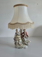 Rokoko Tischlampe Porzellanfigur - Gräfenthal DDR - 1960