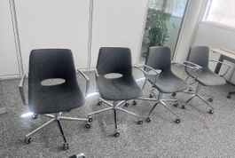 4x Interio Sofia II Bürostühle - Top Zustand! 
