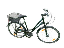 Schönes, robustes Damenvelo Marke Raleigh schwarz mit Korb