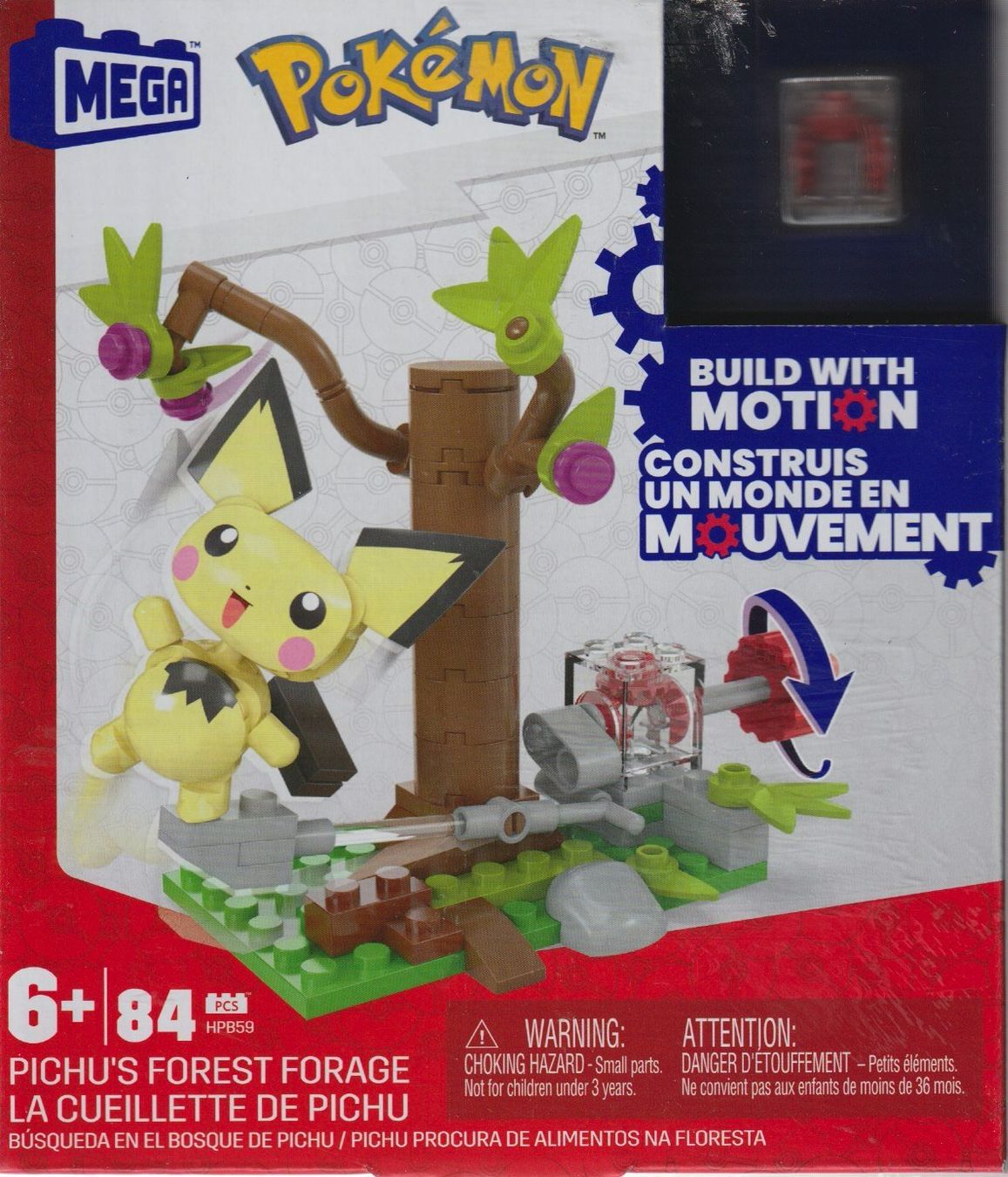 Mega Kit di costruzioni: MEGA HPB 59 POKEMON PICHU'S FOREST FORAGE  new 84 bricks – Nuovo e nell'imballaggio originale da Vezia venduto da Aquarius_Age