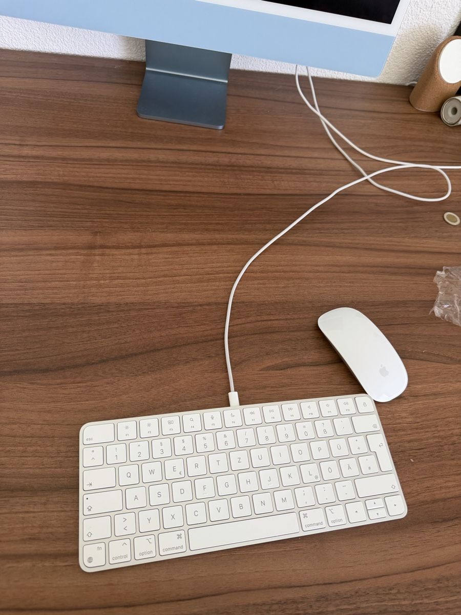Apple PCs: Apple iMac 202124 Zoll M1 8-CPU 8GB RAM 256GB SSD Blau – Neuf (Voir description) à Mühlau par kvn_8cmk 1