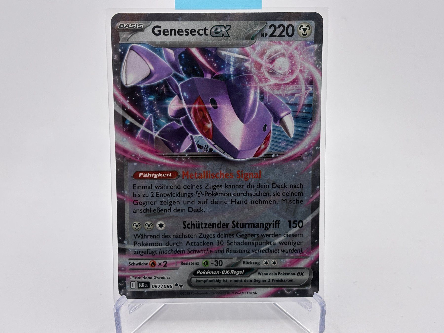 Pokémon Carte collezionabili: Schwarze Blitze - Genesect ex  (BLK 67) - DE – Nuovo (secondo la descrizione) da Allschwil venduto da Bullach