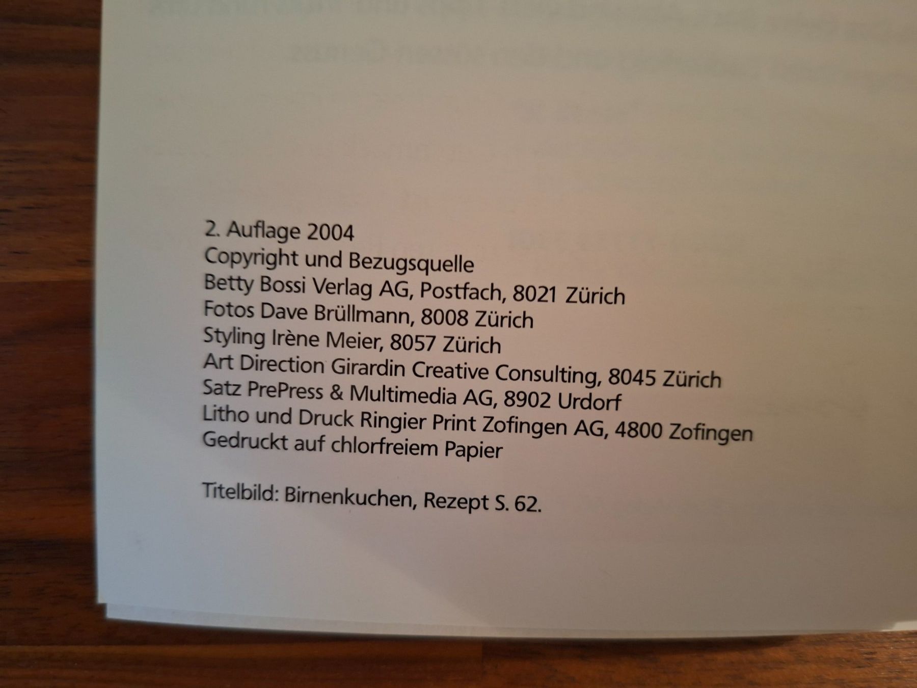 Bücher: Betty Bossi; Backstube – Gebraucht aus Boniswil von Totomat-Lady2 3