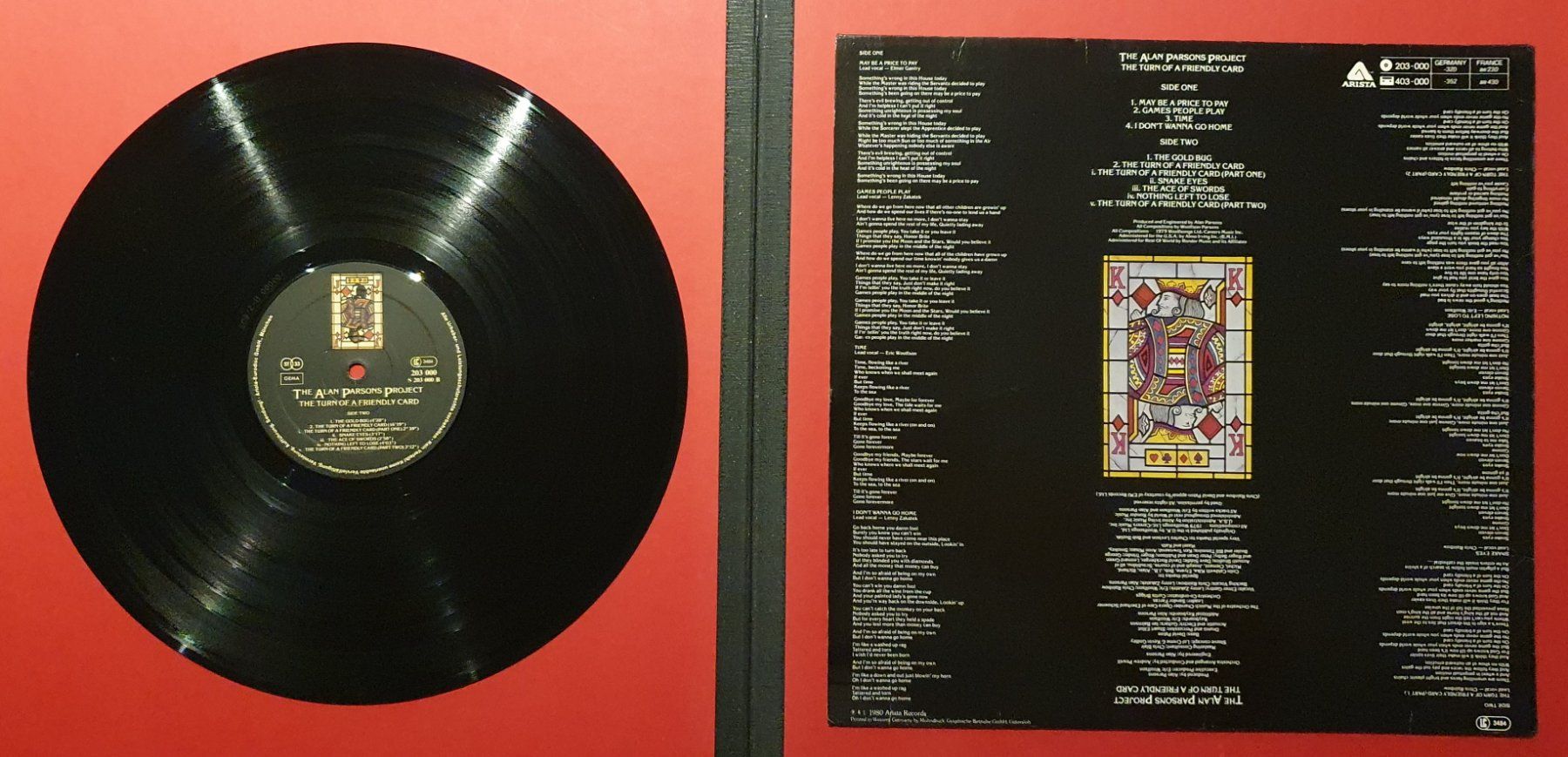 Dischi in vinile: Schallplatte (LP)AlanParsonsProject - Turn o.a Friendly Card – Usato da Illnau venduto da BoFrost 2