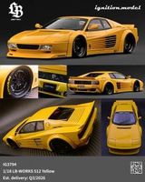 Ferrari  LB-WORKS 512, gelb 1/18 Ignition NEU