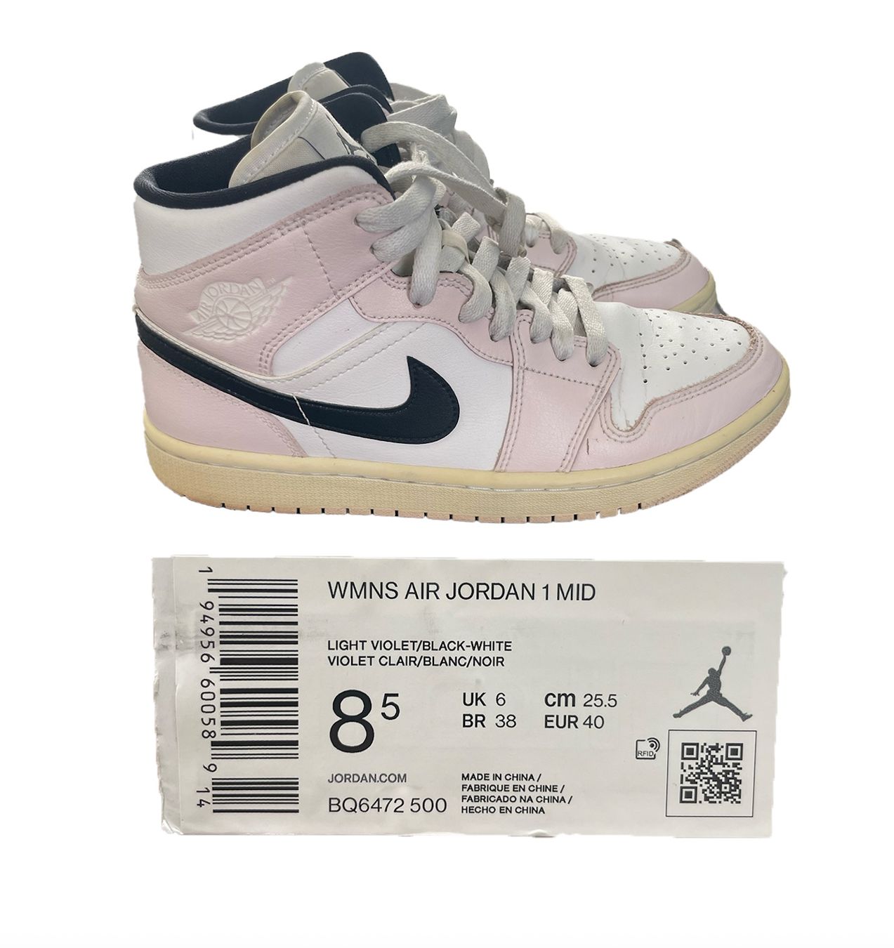 Jordan Scarpe da donna: Nike Air Jordan 1 Mid - barely rose – Usato da Cham venduto da vsgesser