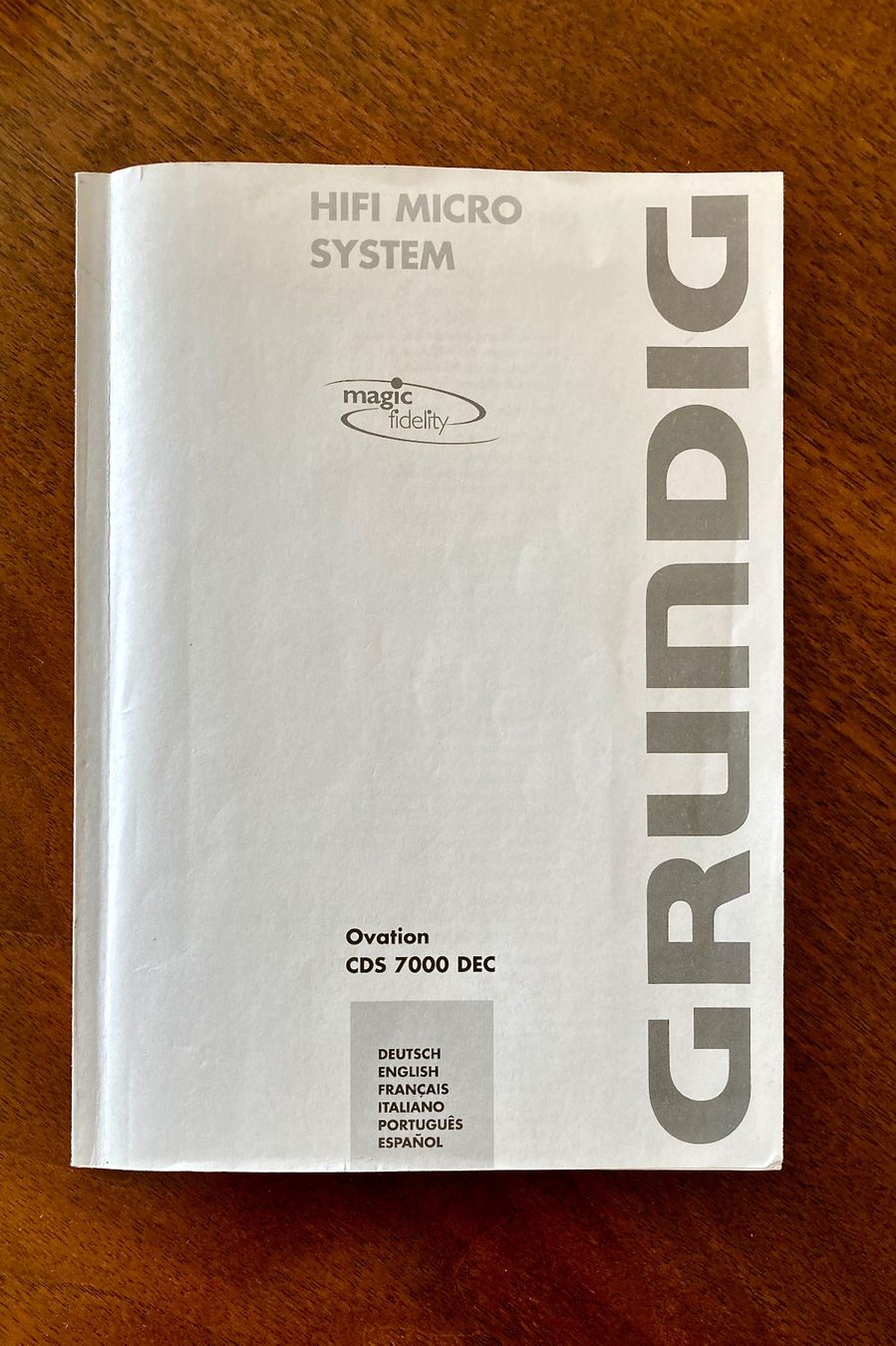 Grundig Radio: Musiksystem Grundig Ovation 2 CDS 7000 DEC – Usato da Zug venduto da HLECH 8