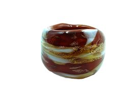 Ring Murano Glas G 52 Breite 2cm