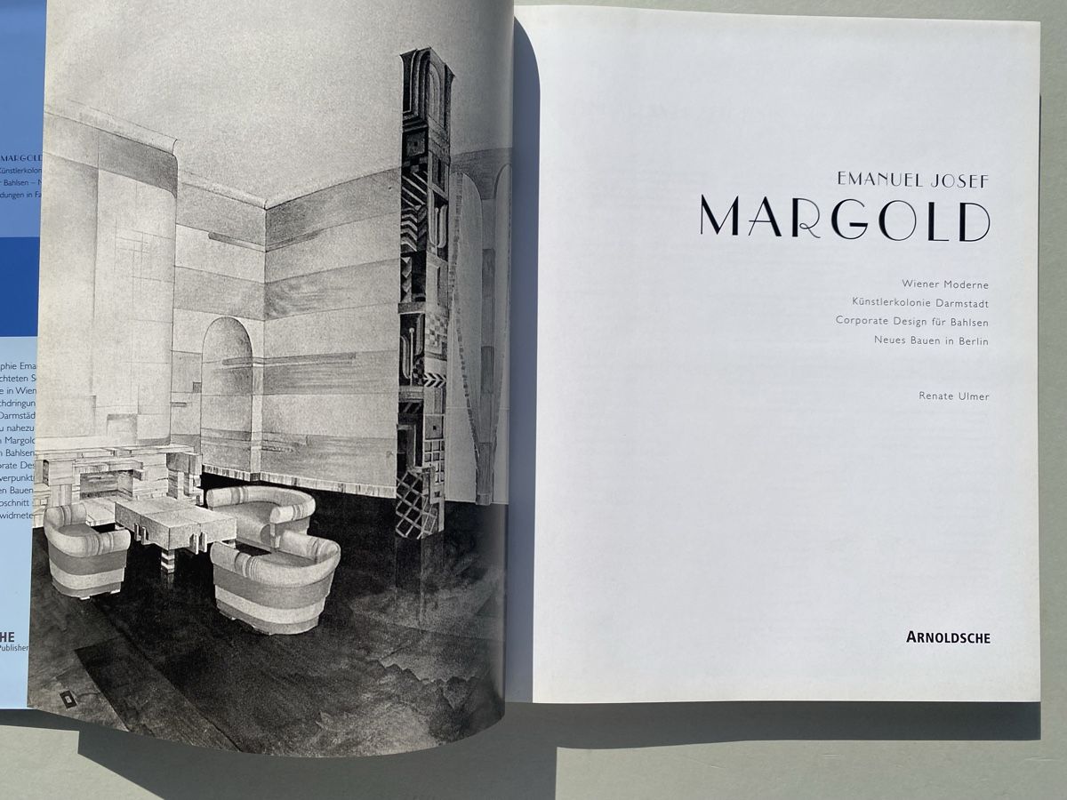 Libri: Wiener Moderne Jugendstil E.J.Margold – Usato da Zürich venduto da lesgarcons 4