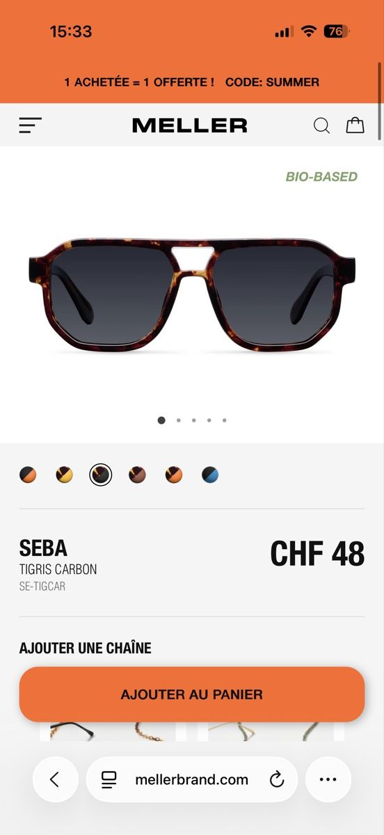 Occhiali & Lenti: Lunettes de soleil Meller – Nuovo e nell'imballaggio originale da Ecublens VD venduto da ChiaraG. 3