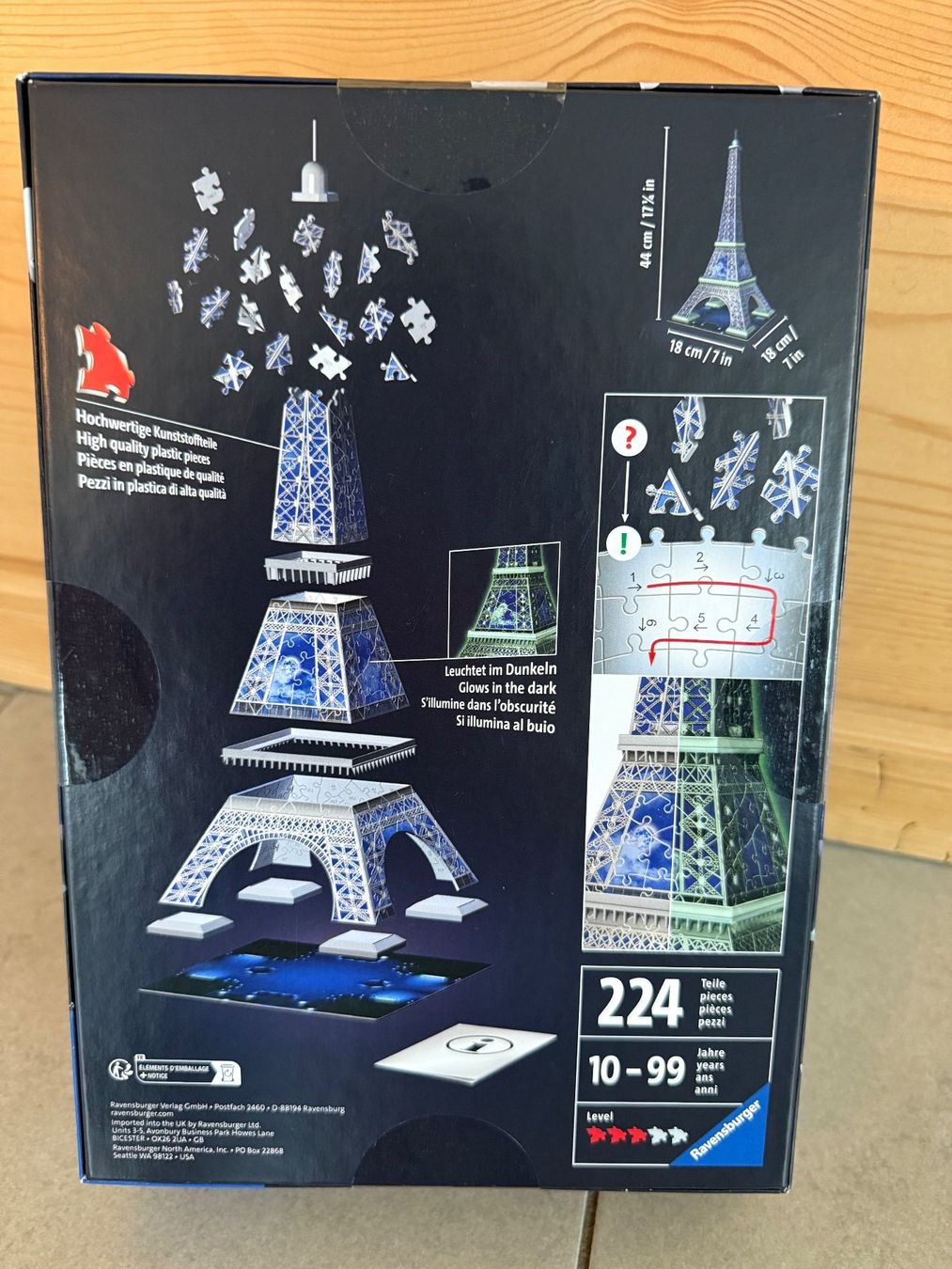 Ravensburger Puzzle: Puzzle 3D Glow in the Dark – Nuovo e nell'imballaggio originale da Uttigen venduto da Telemark72 1
