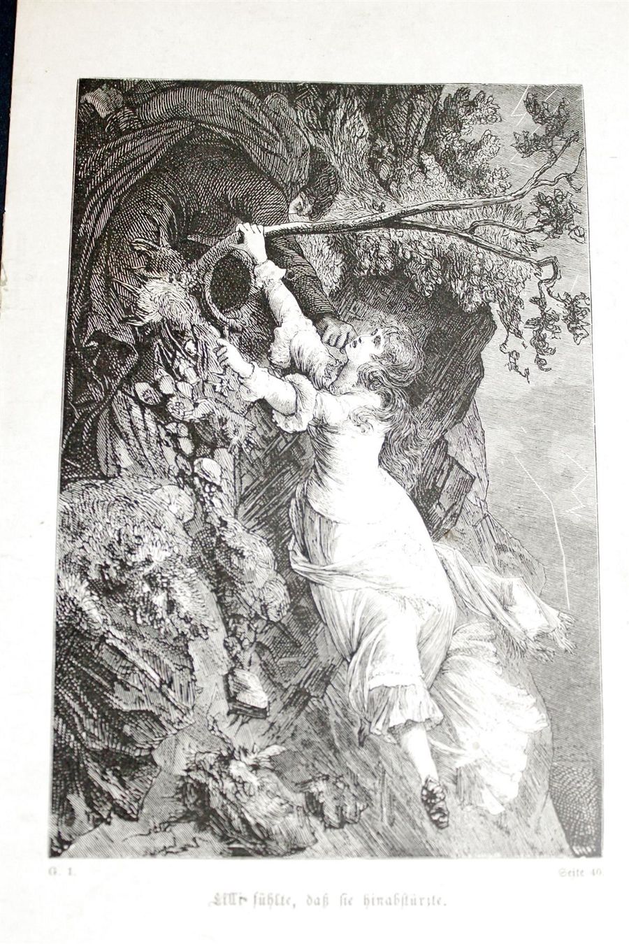 Grafica & Litografie: Zinkätzung JUGENDSTIL / ROMANTIKER, 1880 – Usato da Bern venduto da kultiges 3