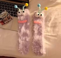 1 Paar Socken, flauschig, rosa