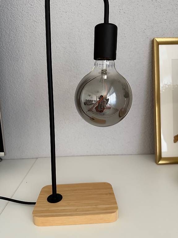 Lampes: lampe de table bambou/métal noir – D'occasion à Cheyres par fra_s5v7 1