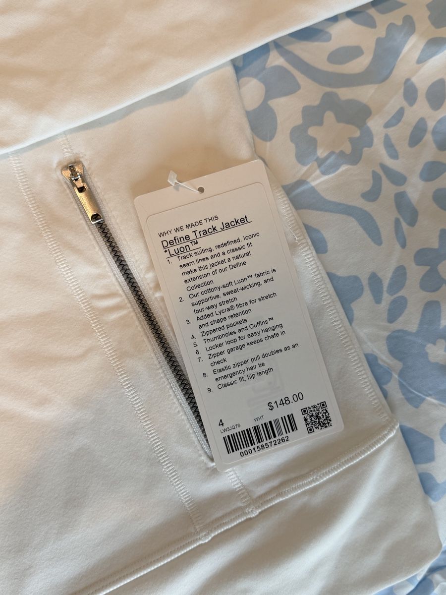 Lululemon Vestes: NEW BNWT lululemon Define Track Jacket Luon -size4 – Neuf (Voir description) à Regensdorf par Let-me-win-please 1
