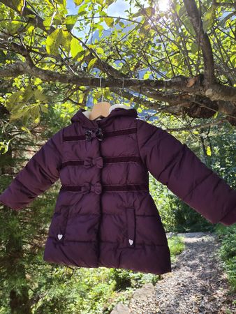 Mädchen Winterjacke s.Oliver lila NEU, Grösse 98 gefüttert