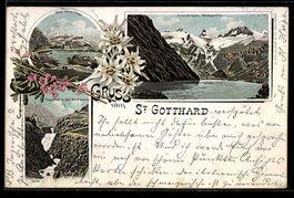 Litho St. Gotthard, Verschiedene Ortsans