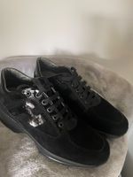 Hogan Interaktive Damen Sneakers aus Velours Wildleder