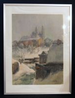 Interessante Stadtansicht von Charles Antoine Frantz*