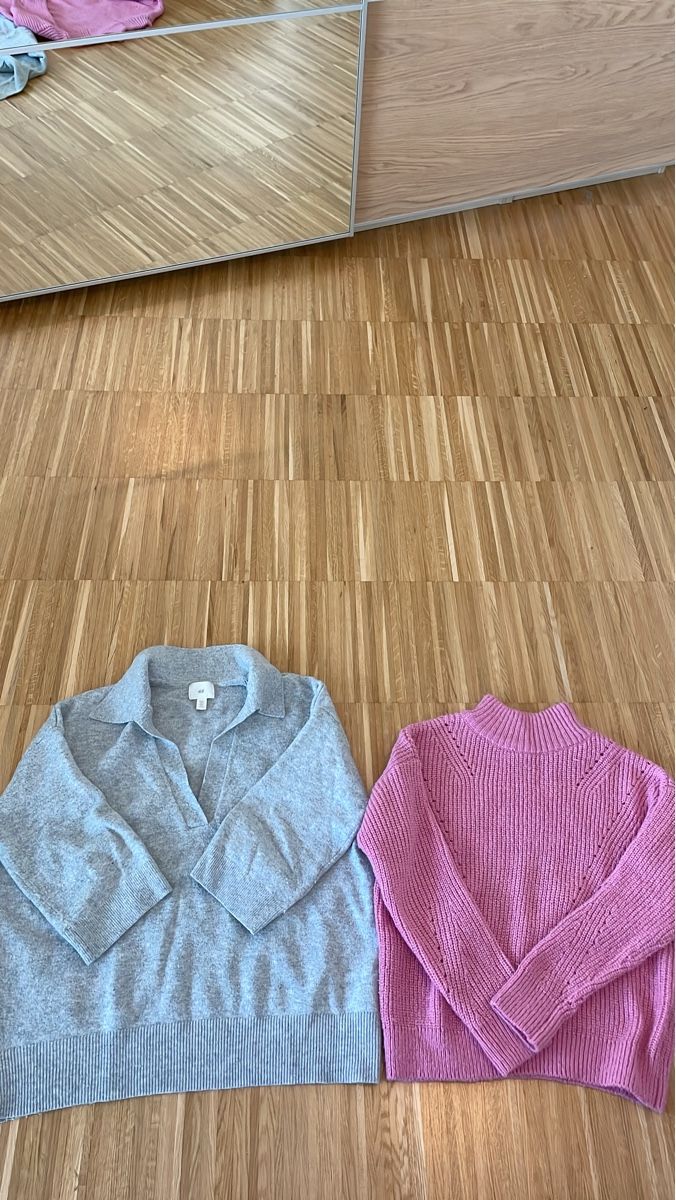 Maglioni & Felpe: H&M Pullover, hellgrau, Gr. M & Manor Pullover, pink Gr. XS – Usato da Zürich venduto da saraA94