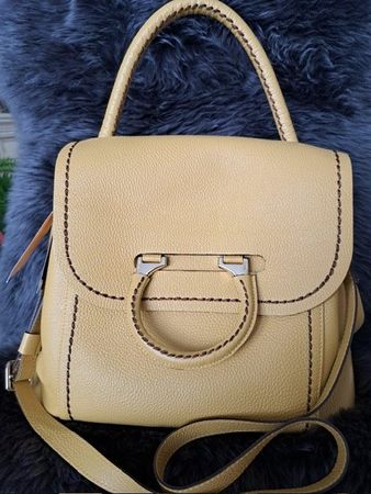schöne Ledertasche von PLINIO VISONA - Made in Italy