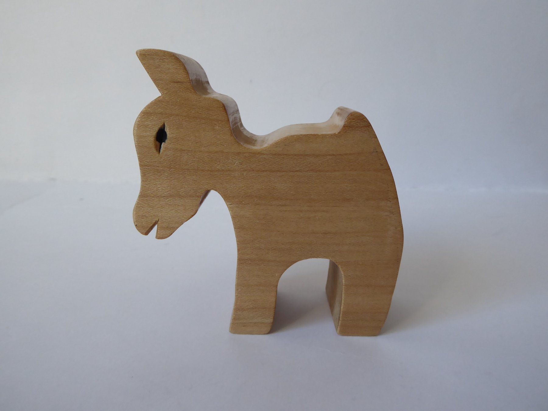 Spielzeuge: Schönes Holztier, Esel, 8,3cm – Gebraucht aus Turbenthal von Panau 3