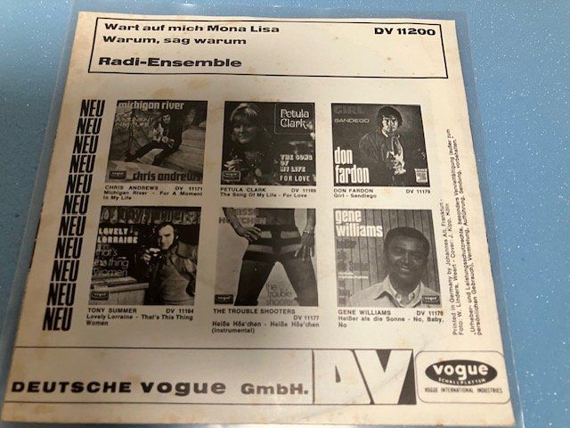 Dischi in vinile: Radi-Ensemble – Usato da Aarwangen venduto da Jukebox3 2